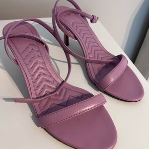 Lilac sandals. Brand: Maje. Size: 38